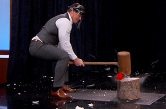 
					John Cena smashes Christmas gifts
				