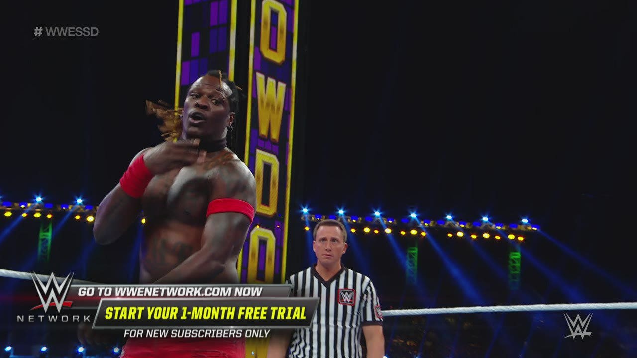 R Truth Pays Homage To Cena Wwe Super Showdown 2020 Wwe Network