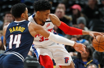 
					Pistons drop their seventh straight, 115-98 to Nuggets
				