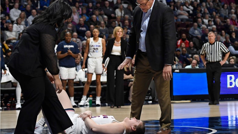 UConn forward Kyla Irwin's season over with fractured elbow