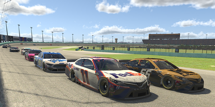 Race fans were the winners in the NASCAR virtual race on Sunday