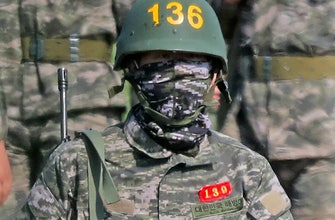 Tottenham star Son completes basic training in South Korea