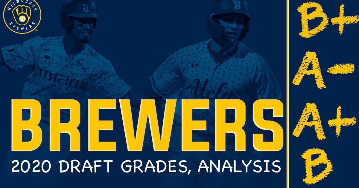 Milwaukee Brewers 2020 MLB draft grades, analysis FOX Sports