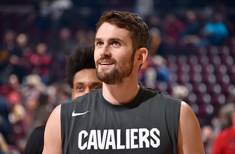 Kevin Love was named the 2020 Arthur Ashe Courage Award winner at Sunday's ESPY Awards