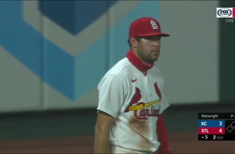 WATCH: Dylan Carlson gets his first career outfield assist