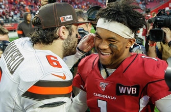 
					Kyler Murray explains why Baker Mayfield is in for a bounce-back year | QB7
				