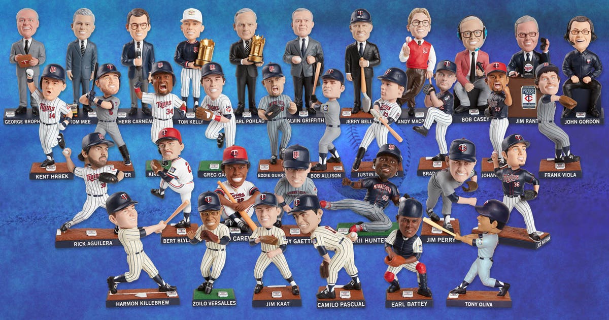 Ranking top 15 bobbleheads from the new Twins Hall of Fame set FOX Sports