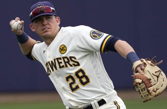 Brewers trim roster to 28 by optioning Healy, Feyereisen