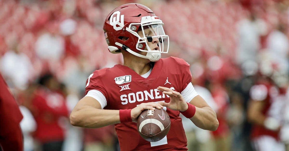 Oklahoma QB Spencer Rattler throws interception on opening drive vs