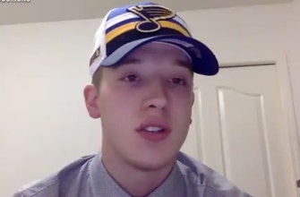 Blues first-rounder Jake Neighbours loaned to AJHL club