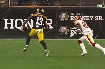 James Washington breaks tackles, scores from 50 yards out for Steelers touchdown