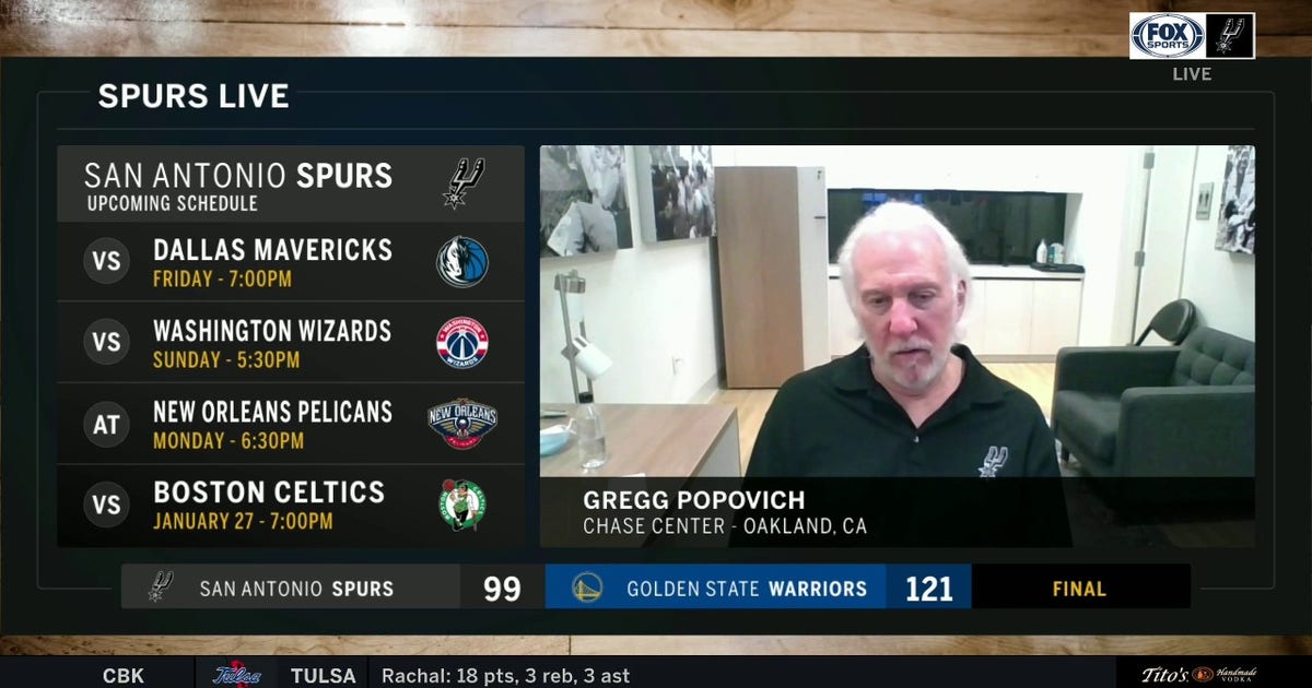 Gregg Popovich on the San Antonio Loss to the Golden State Warriors
