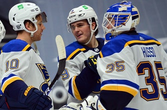 Schenn scores twice, Husso gets first NHL win as Blues beat Ducks 4-1