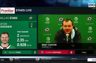 Anton Khudobin on Stars 3-0 win over the Panthers | Stars Live