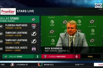 Rick Bowness on Stars 3-0 win over the Panthers | Stars Live
