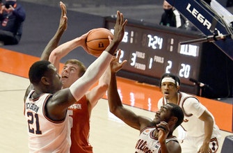 No. 19 Badgers can't hit shots in 75-60 loss to Illinois