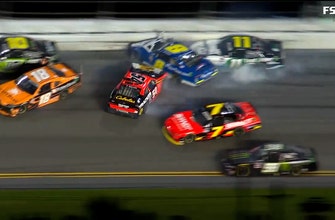 Ty Dillon spins out, triggering multi-car crash, with just 16 laps to go