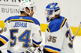 Joshua scores first goal in NHL debut as Blues hang on for 5-4 win over Ducks