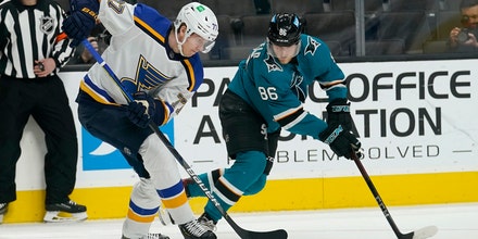 Blues fall in overtime for second straight game, 3-2 to Sharks