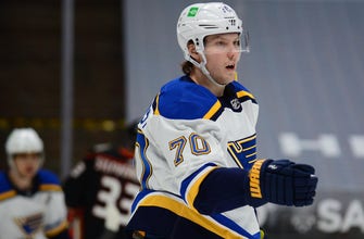 Blues' Oskar Sundqvist tears ACL, ruled out for rest of season