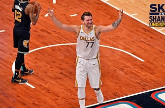 Shannon Sharpe reacts to Luka Doncic’s ‘lucky’ game-winning shot against Grizzlies | UNDISPUTED