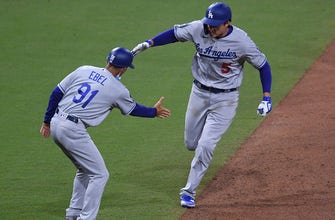 Dodgers explode for five runs in the 12th to defeat Padres, 11-6, in instant classic