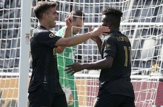 
					Carlos Vela leaves early, but LAFC get 2-0 win over Austin FC
				