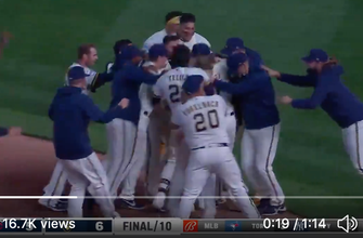 Top Tweets: Brewers celebrate opening day thriller