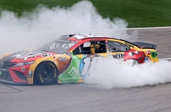 FINAL LAPS: Kyle Busch gets his first win of the year on his birthday at Kansas