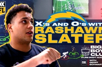 THE BIG BOYS CLUB: X’s and O’s with LA Charger – Rashawn Slater | FOX NFL