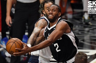 Skip Bayless throws away his Kawhi shoes after the Clippers go down 3-2 to the Mavericks | UNDISPUTED