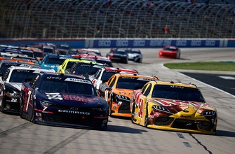 Kyle Busch scores his 99th career Xfinity win in overtime at Texas