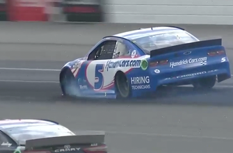 FINAL LAPS: Kyle Larson SLAMS wall in final turn while leading, Alex Bowman wins