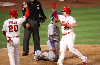 Max Stassi goes 3-for-4 with three RBI as Angels top Royals, 8-3