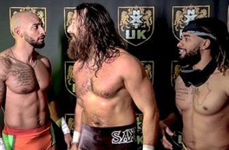 Ashton Smith y Oliver Carter pueden contar con Saxon Huxley: Exclusiva digital de WWE, 9 de septiembre de 2021