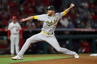 Athletics bullpen shuts door on Angels in 5-4 victory