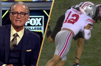 Mike Pereira on Ohio State’s Lathan Ransom’s hit, ‘I think it was a foul that should’ve been put on in replay’ thumbnail