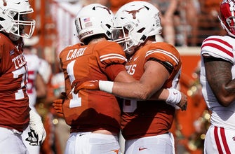 Hudson Card scores three-yard rushing TD, puts Texas up 28-12 on Louisiana thumbnail