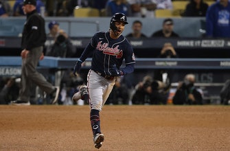 
					Eddie Rosario continues hot streak, hits two homers in Braves’ 9-2 victory over Dodgers
				