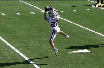 Skylar Thompson finds Deuce Vaughn for 22-yard touchdown to take late lead over Texas Tech