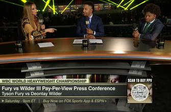 Kate Abdo, Andre Ward and Shawn Porter analyze the Tyson Fury vs Deontay Wilder III Press Conference thumbnail