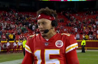 ‘We have to get better and keep grinding’ — Patrick Mahomes speaks with Tom Rinaldi on the Chiefs’ win over Packers