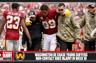 ‘If it’s an ACL, expect Chase Young to be out 7-9 months’ — Dr. Matt Provencher on Young’s knee injury in Week 10