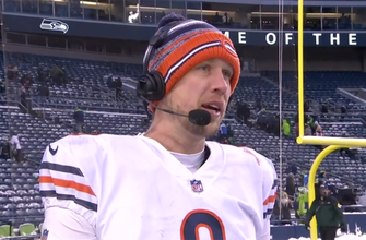 'Embrace the moment' — Nick Foles on Bears' mindset after big win