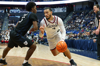 Tyrese Martin leads UConn to 75-56 victory with 25 points in the second half thumbnail