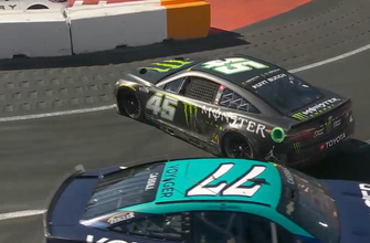 Chaotic sequence at the Clash ends with Kurt Busch wreck