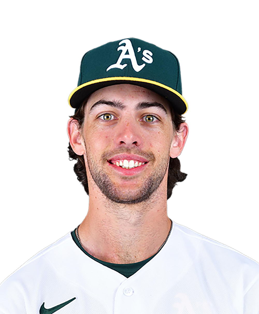 This is a 2022 photo of Mickey McDonald of the Oakland Athletics