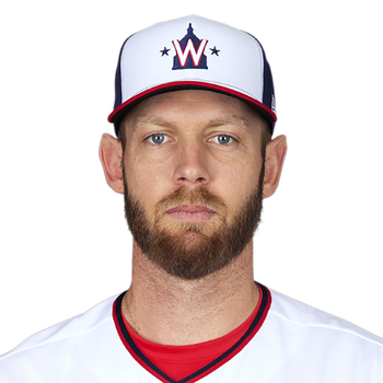 thumbnail image 2 of Stephen Strasburg #37 Washington Nationals Red T-Shirt - Majestic - Men's 2 of 6