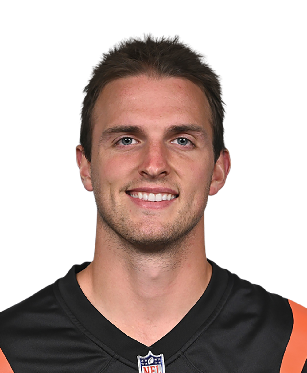 Cincinnati Bengals punter Drue Chrisman (4) warms up on the sideline during  an NFL preseason football game against the New York Giants, Sunday, Aug.  21, 2022 in East Rutherford, N.J. The Giants