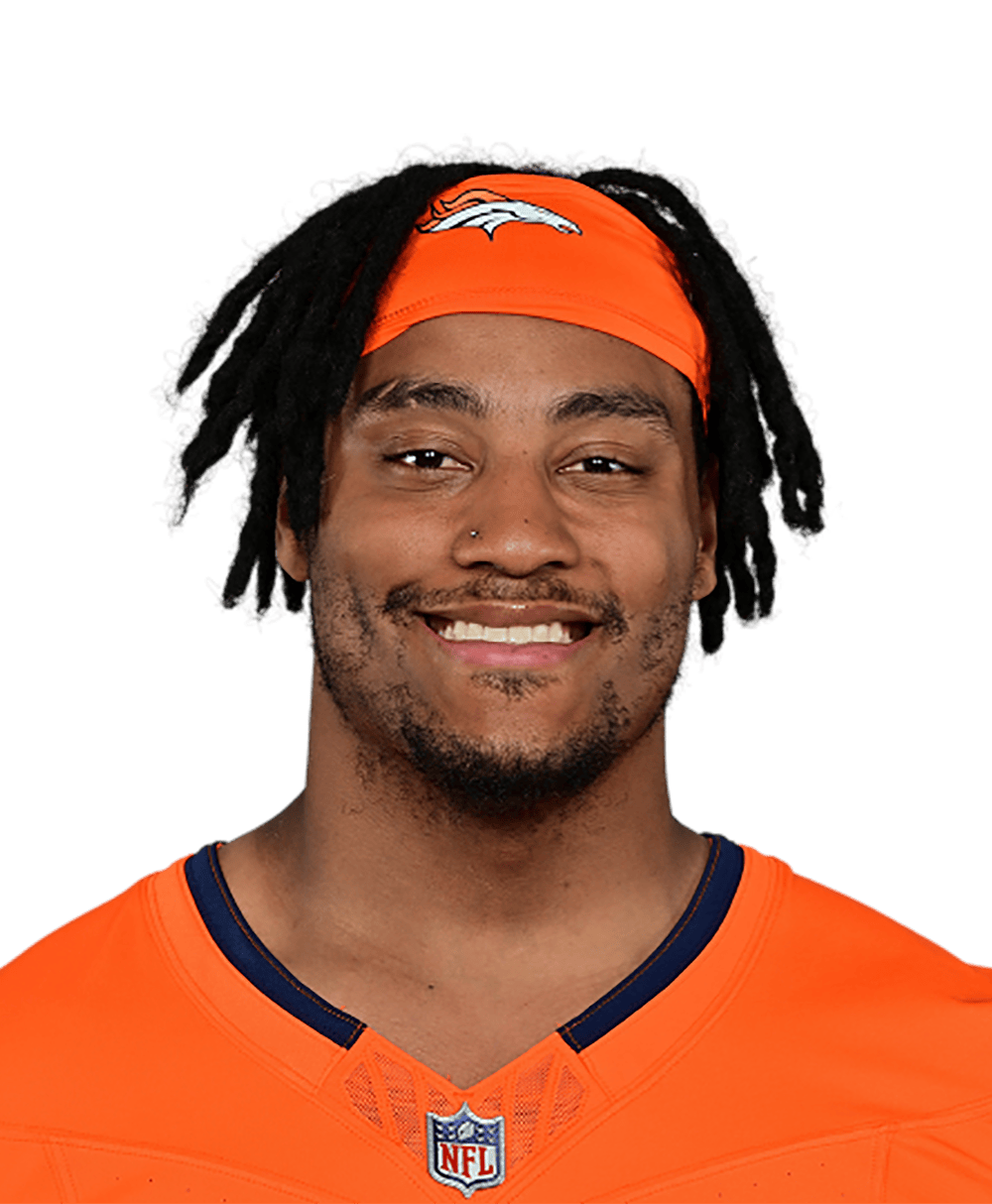 Denver Broncos linebacker Nik Bonitto lassos down Chicago Bears